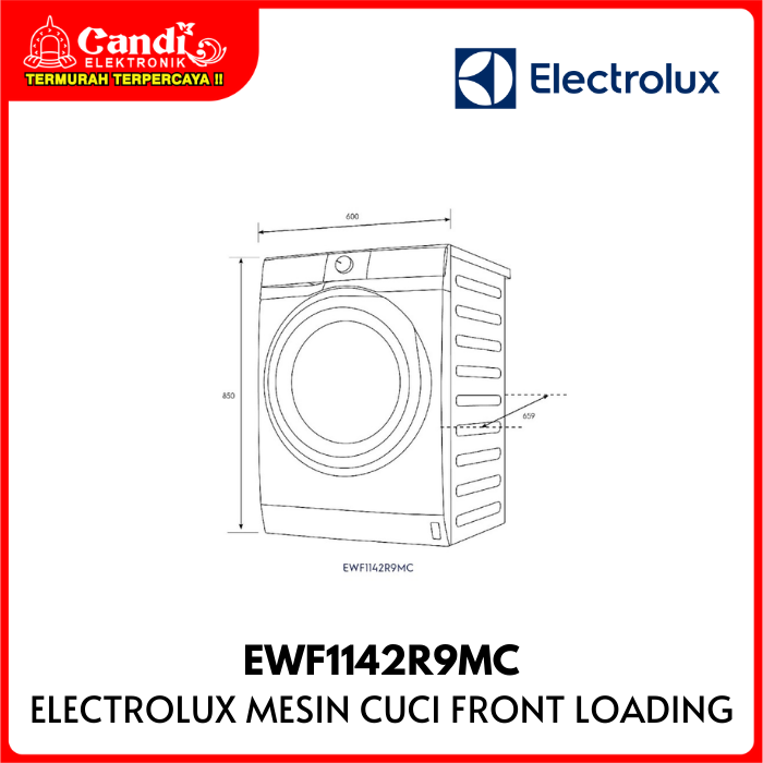 Mesin Cuci Electrolux Ewf1142r9mc + Li 70